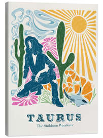 Leinwandbild Taurus - The Stubborn Wanderer - Jenny Liz Rome