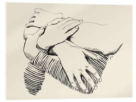 Acrylglasbild Loving Arms - Jenny Liz Rome