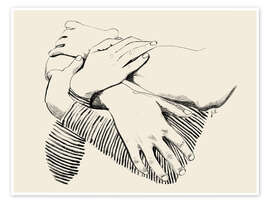 Wandbild Loving Arms - Jenny Liz Rome