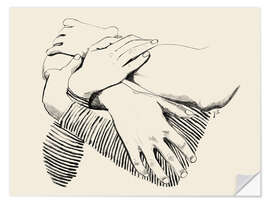 Wandsticker Loving Arms - Jenny Liz Rome