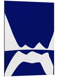 Alubild Blue Waves Harmony - Athene Fritsch