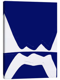 Leinwandbild Blue Waves Harmony - Athene Fritsch