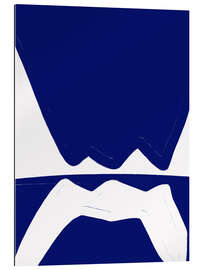 Tableau en plexi-alu Blue Waves Harmony - Athene Fritsch