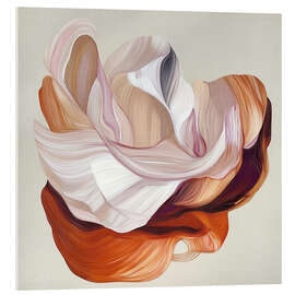 Acrylglasbild Flow Flower II - Alma