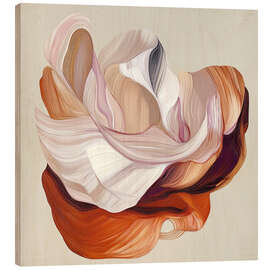 Holzbild Flow Flower II - Alma