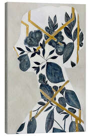 Tableau sur toile Blue Face Landscape