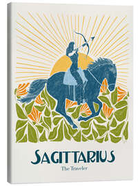 Leinwandbild Sagittarius - The Traveler - Jenny Liz Rome