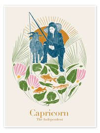 Wandbild Capricorn - The Indipendent - Jenny Liz Rome