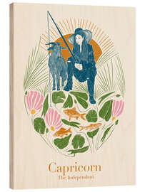 Holzbild Capricorn - The Indipendent - Jenny Liz Rome