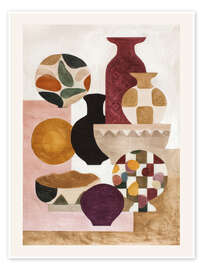 Poster Stillleben im Gleichgewicht