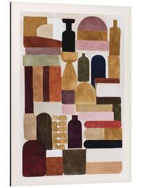 Alubild Stillleben mit Büchern