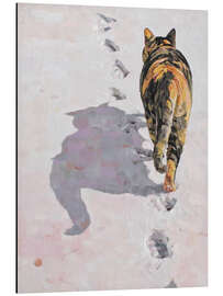 Alubild Pfoten des Winters