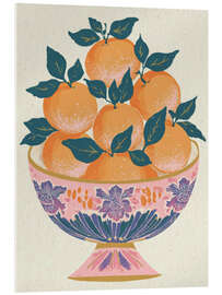 Acrylglasbild Schale mit Mandarinen - DejaReve