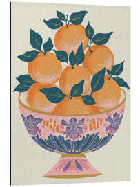 Alubild Schale mit Mandarinen - DejaReve