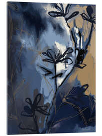 Acrylglasbild Dunkle Landschaft I - Anne Tavoletti