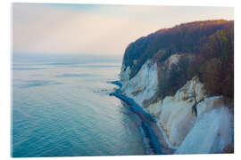 Acrylglasbild Kreidefelsen im Abendlicht - Martin Wasilewski