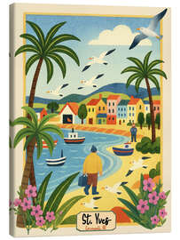 Leinwandbild St. Yves Reiseplakat - Tori Taika
