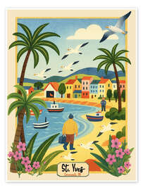 Wandbild St. Yves Reiseplakat - Tori Taika