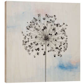 Holzbild Agapanthus III