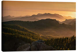 Leinwandbild Gran Canaria: Pinienwälder am Pico de las Nieves - Sven Hilscher