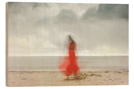 Holzbild Alles verschwimmt