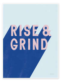 Wandbild Rise and Grind - Becky Thorns