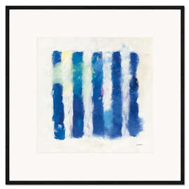 Gerahmter Kunstdruck Rhythmus und Farbe