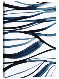 Leinwandbild Threads of Blue II - Mercedes López Charro