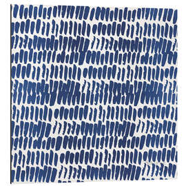 Magnettafel Indigo-Blütenblätter