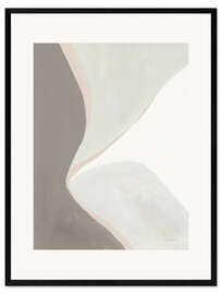 Gerahmter Kunstdruck Retro Abstract III