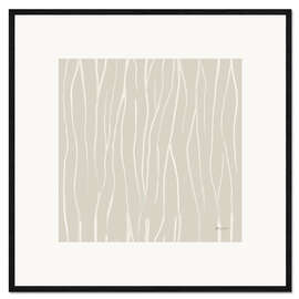 Gerahmter Kunstdruck Küstenriff III