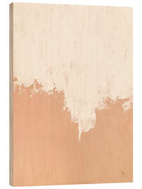 Holzbild Just Peachy - Sarah Adams