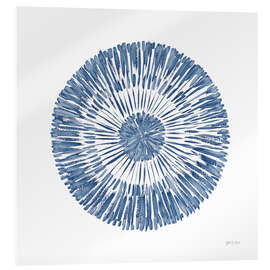 Acrylglasbild Coastal Block Print I