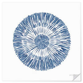 Wandsticker Coastal Block Print I