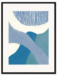 Gerahmter Kunstdruck Retro Abstract VI