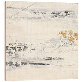 Holzbild Textured Gold III - Chris Paschke