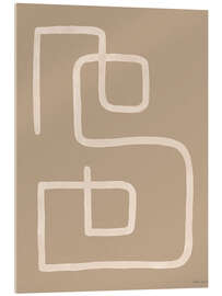 Acrylglasbild Abstract Squiggle I - Beth Grove