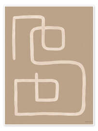 Wandbild Abstract Squiggle I - Beth Grove