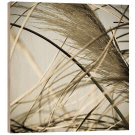 Holzbild Strandgras II - Deborah Revell