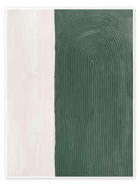 Poster Abstrakte Felder I