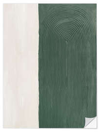 Wandsticker Abstrakte Felder I