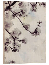 Holzbild Zarte Blüte - Deborah Revell