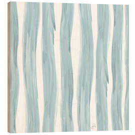 Holzbild Zartes Meeresmuster VII - Daphne Brissonnet