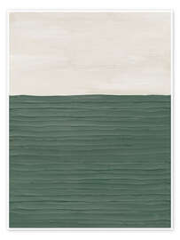 Wandbild Abstrakte Felder II - Sarah Adams