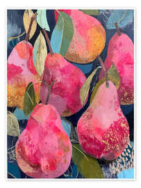 Wandbild Blush Birnen - DejaReve