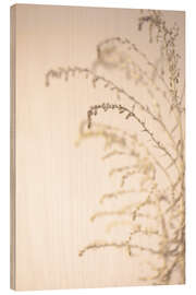 Holzbild Gräser im Wind