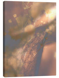 Leinwandbild Sommerliches Schattenspiel - Art Couture