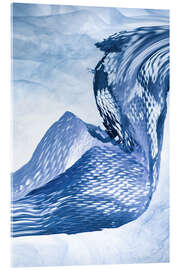 Acrylglasbild Fließende Strukturen