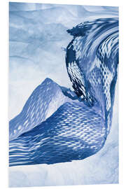 Hartschaumbild Fließende Strukturen