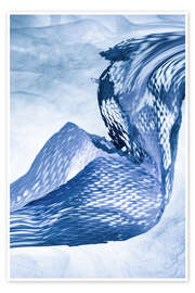 Poster Fließende Strukturen